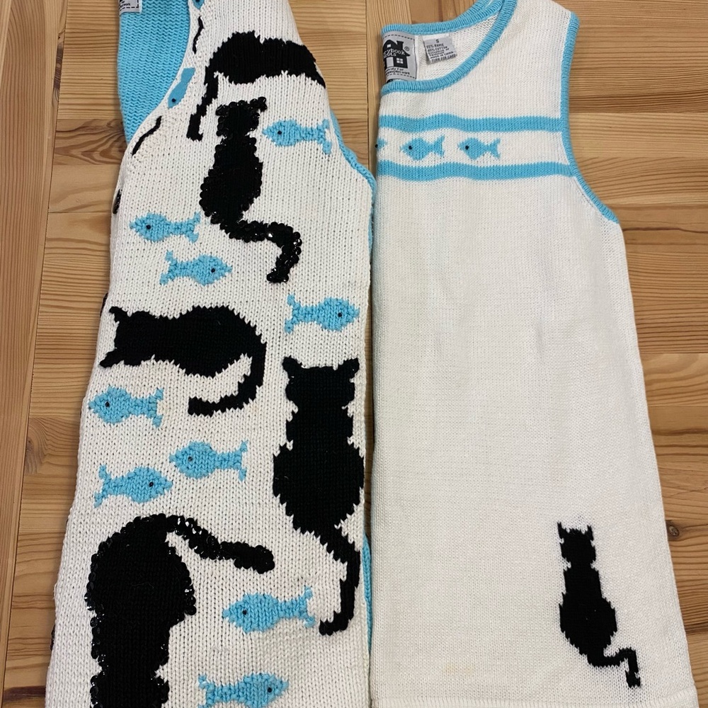 Cat sweater vintage - Picture 10 of 14